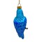 Colorful Parrot Glass Christmas Ornament, Unique Bird Holiday Tree Decor